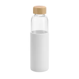 Miniatura de imagem do produto DAKAR. Squeeze em vidro borossilicato e bambu 600 mL