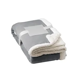 Miniatura de imagem do produto HEIDEN. Manta reversível em tecido polar (190 g/m²) acetinado com forro sherpa (225 g/m²),