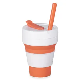 Miniatura de imagem do produto Copo de Silicone Retrátil com Canudo