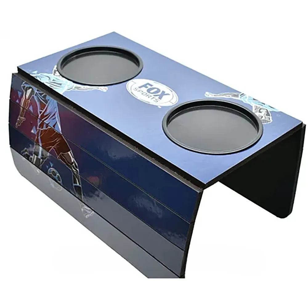poio de Copo para Sofá com 2 Mini Bandejas