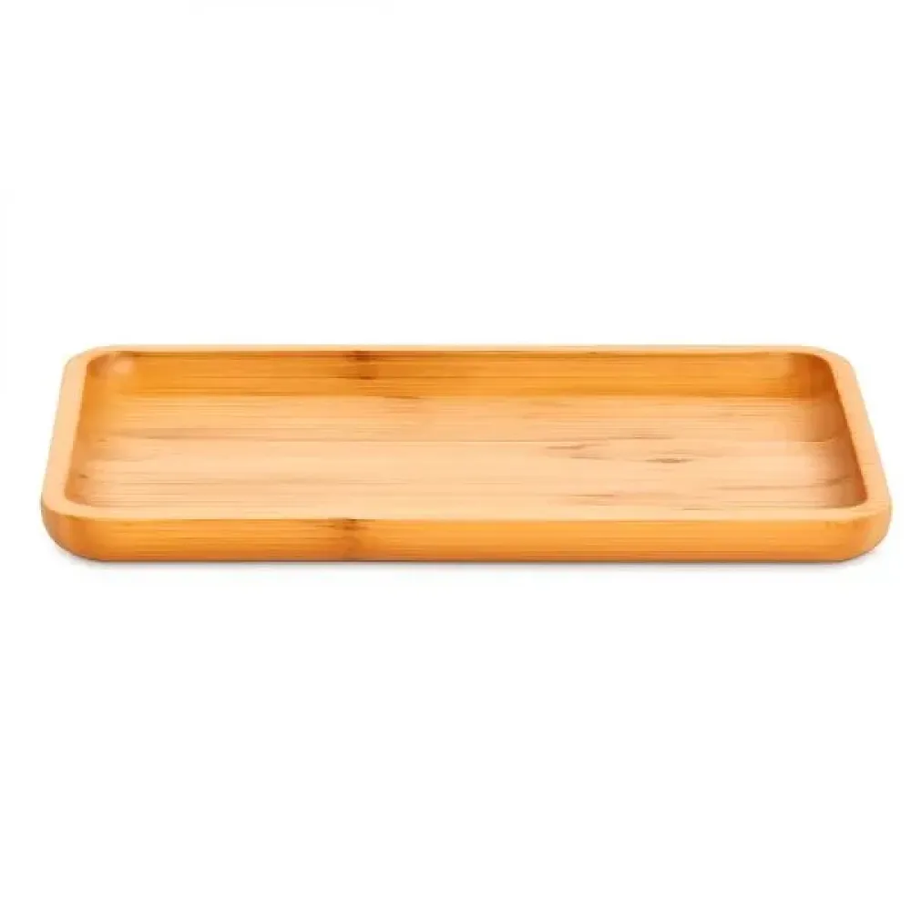 BANDEJA EM BAMBU PARA SERVIR - 28X20CM