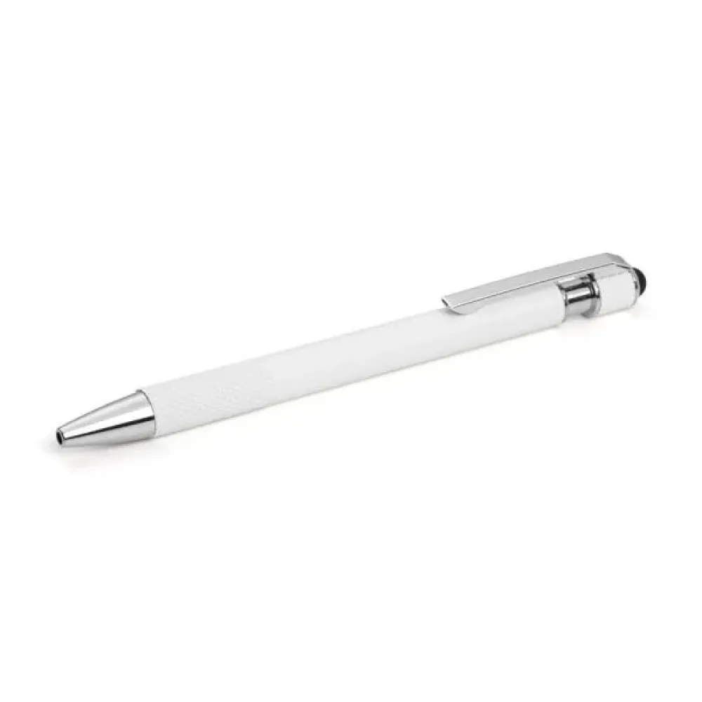 CANETA ESFEROGRÁFICA EM ALUMINIO RECICLADO - BRANCA-CE-90000-900