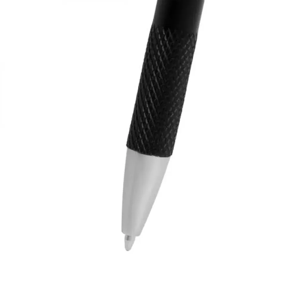 CANETA ESFEROGRÁFICA EM ALUMINIO RECICLADO - PRETA