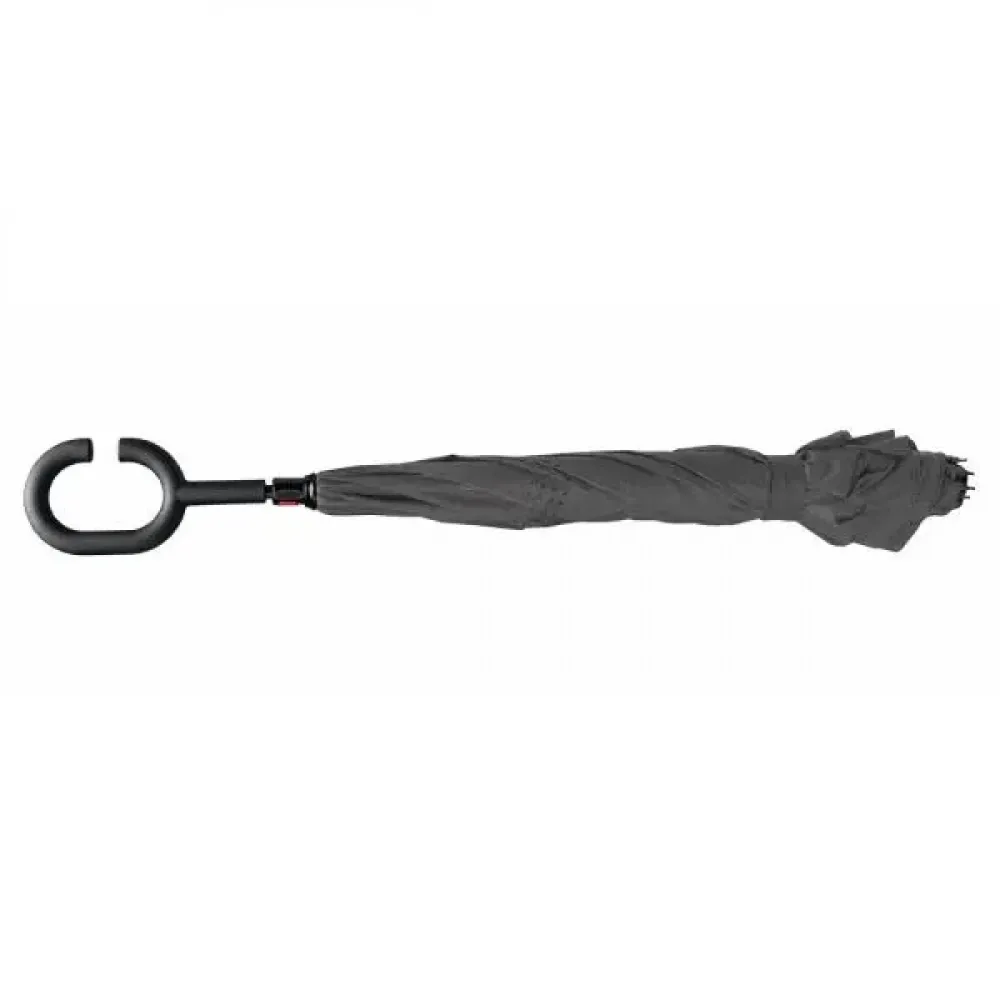 GUARDA-CHUVA INVERTIDO - CINZA - 108 CM