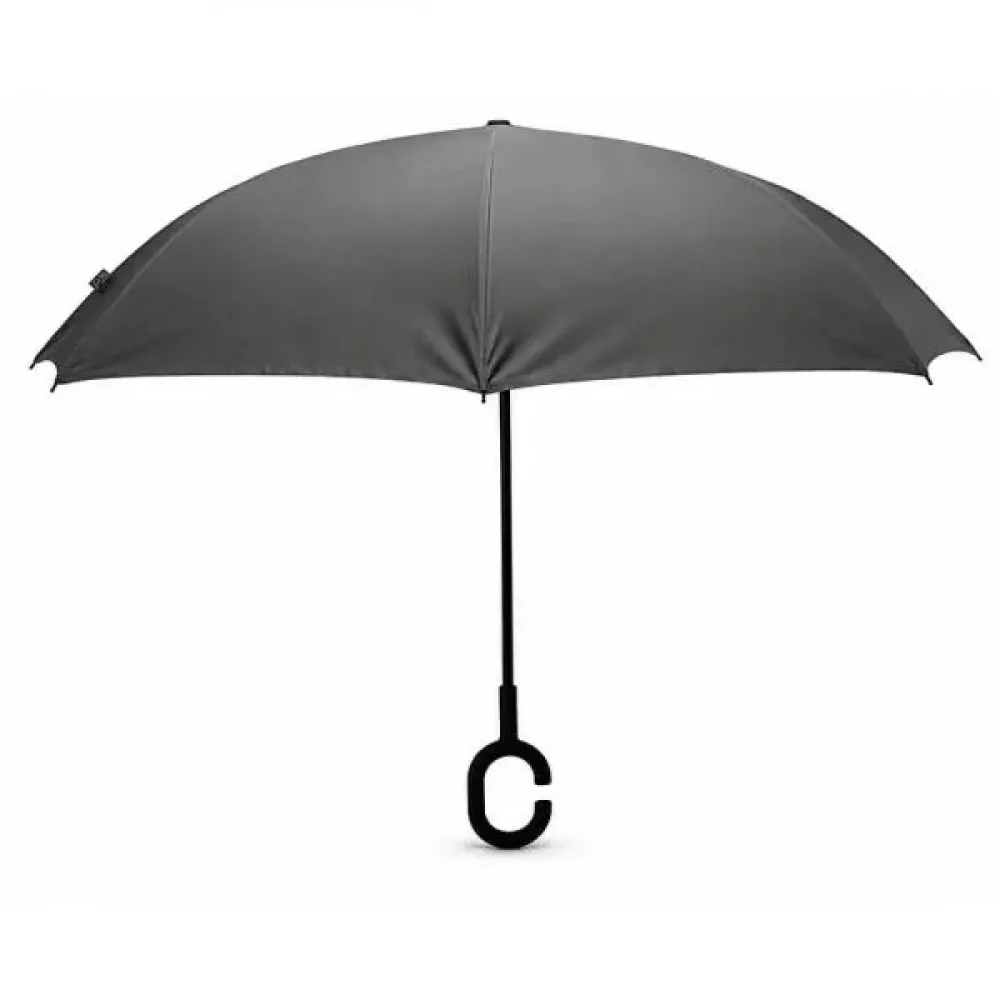 GUARDA-CHUVA INVERTIDO - CINZA - 108 CM