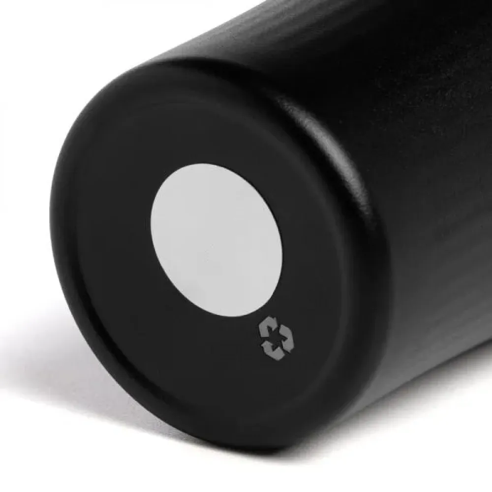 COPO DUPLA CAMADA EM ALUMÍNIO RECICLADO  - PRETO - 500 ML