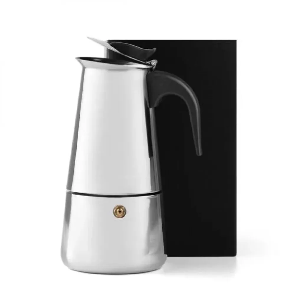 CAFETEIRA ITALIANA EM AÇO INOX - 350 ML