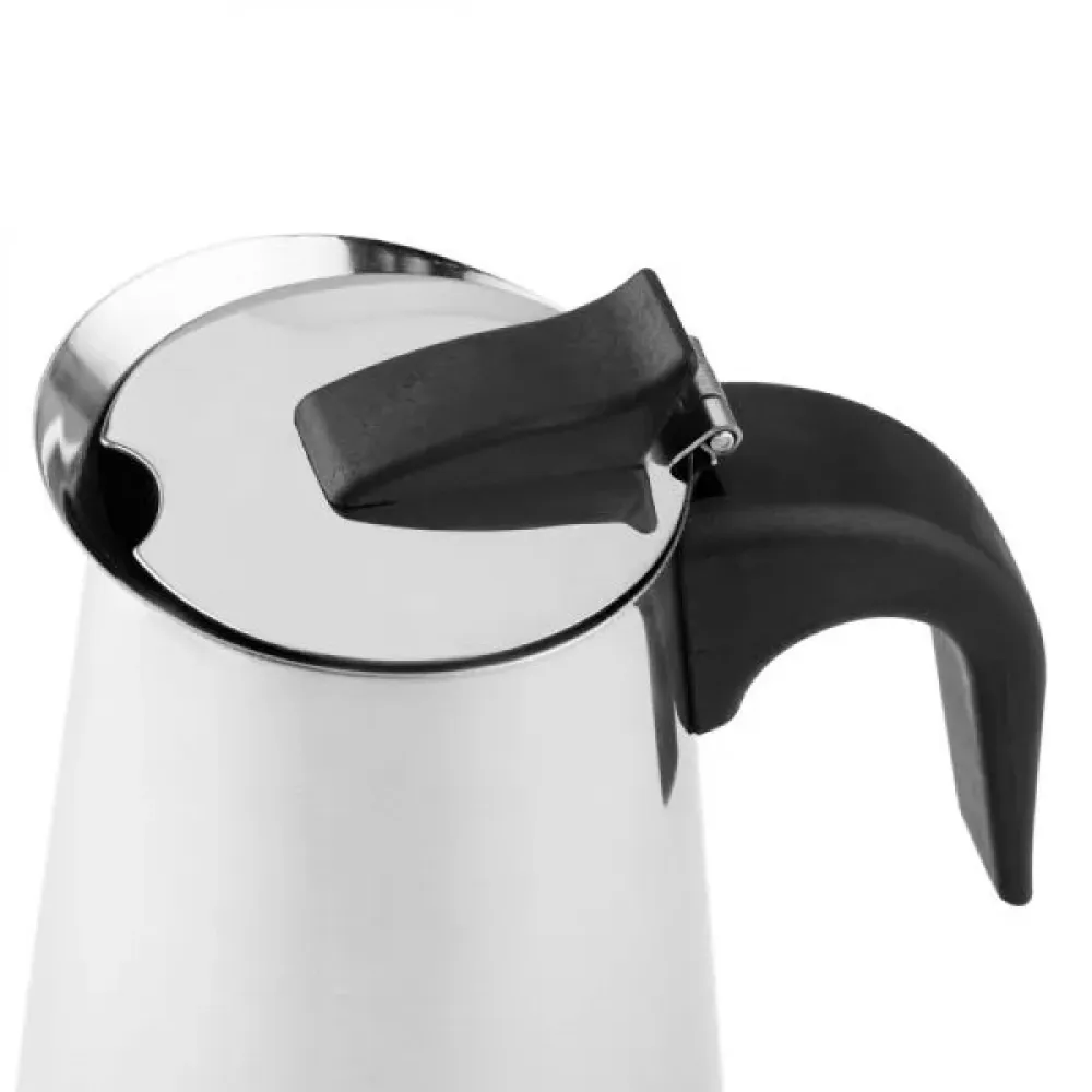 CAFETEIRA ITALIANA EM AÇO INOX - 350 ML