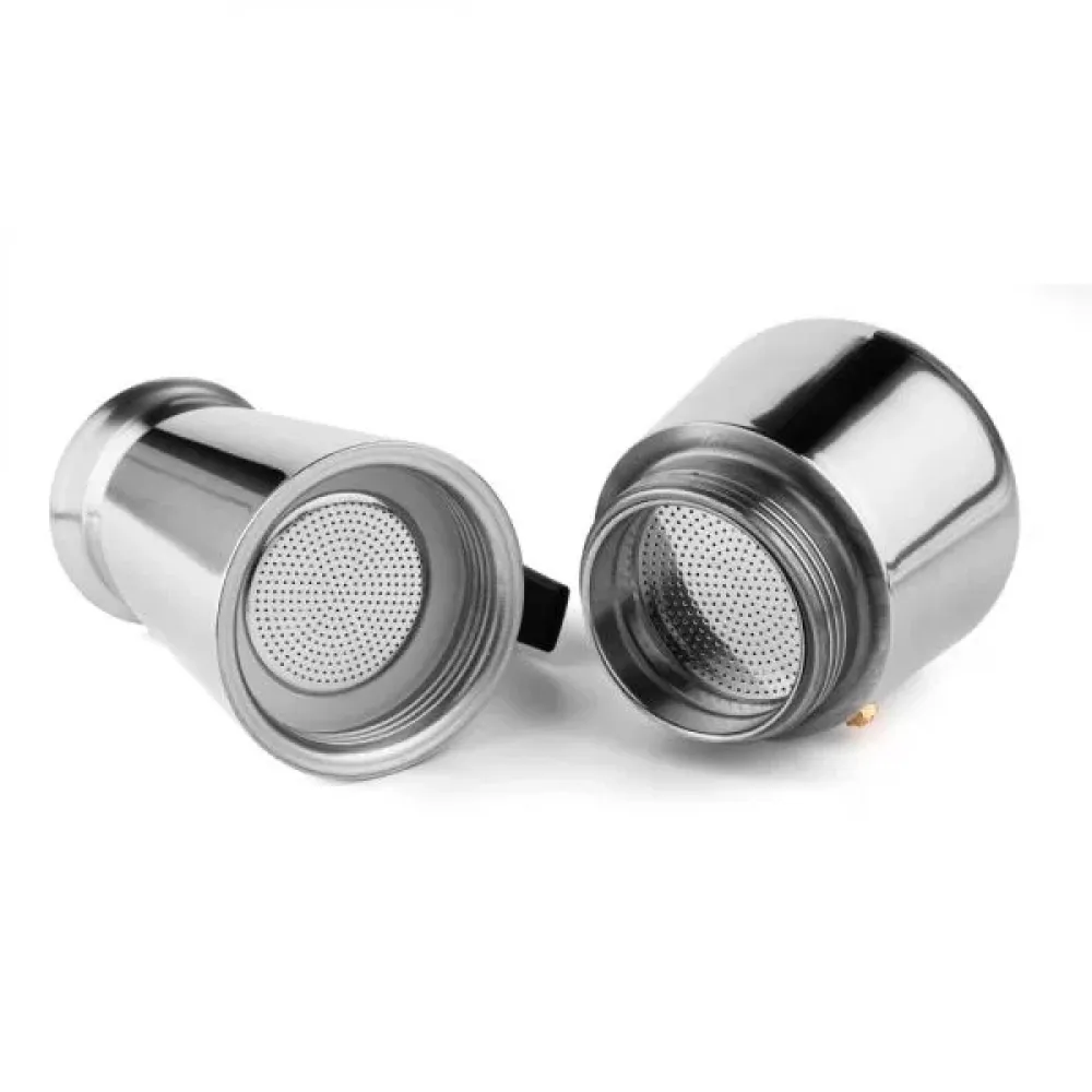 CAFETEIRA ITALIANA EM AÇO INOX - 350 ML