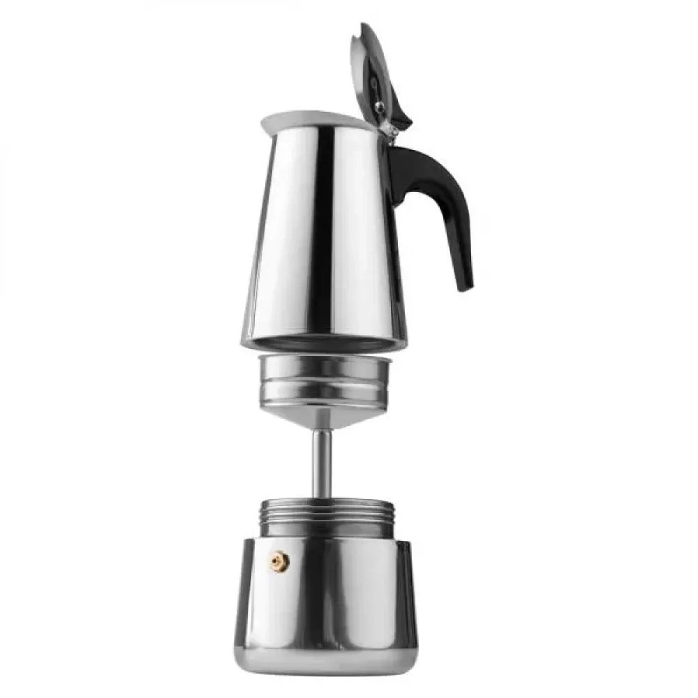 CAFETEIRA ITALIANA EM AÇO INOX - 350 ML