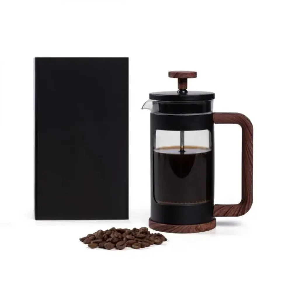 CAFETEIRA PRENSA FRANCESA EM VIDRO / AÇO INOX - 350ML-IG-00428