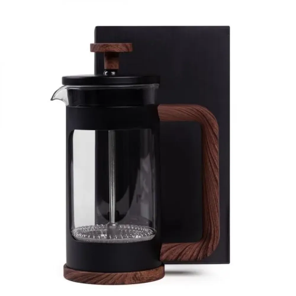 CAFETEIRA PRENSA FRANCESA EM VIDRO / AÇO INOX - 350ML