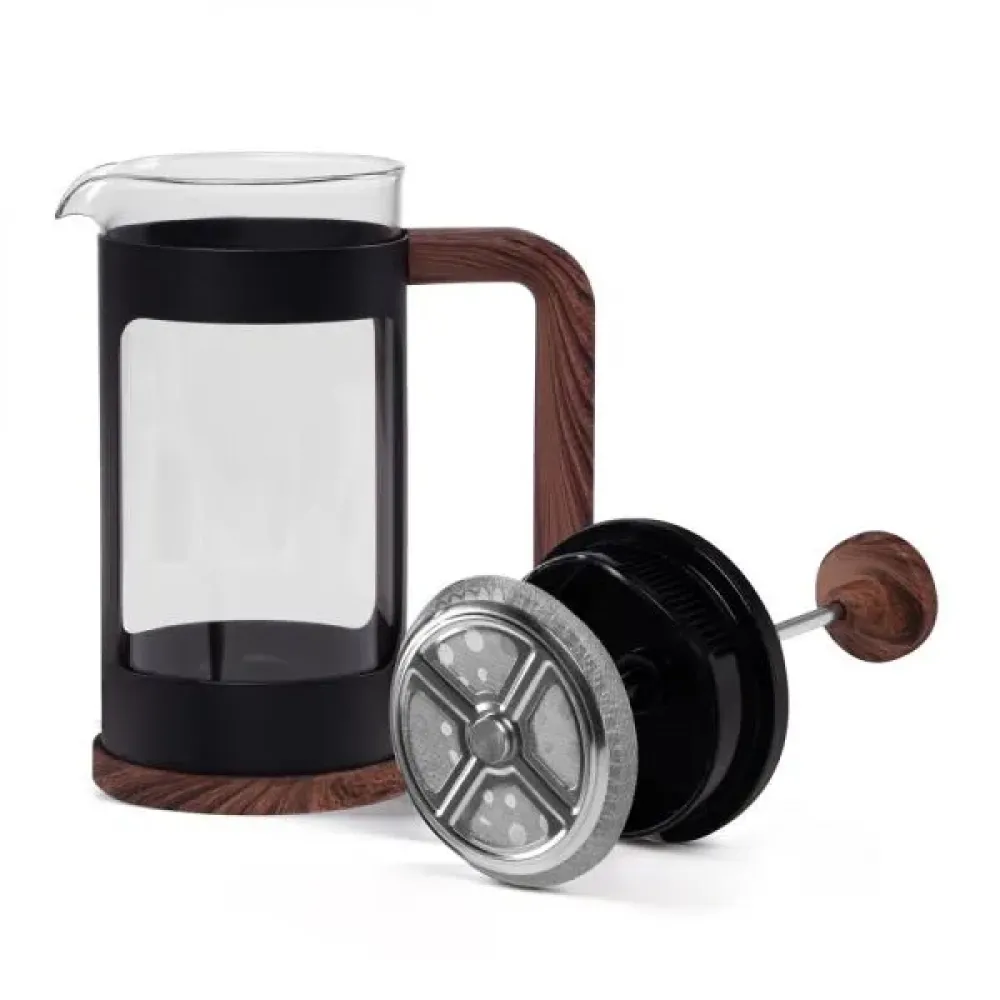 CAFETEIRA PRENSA FRANCESA EM VIDRO / AÇO INOX - 350ML