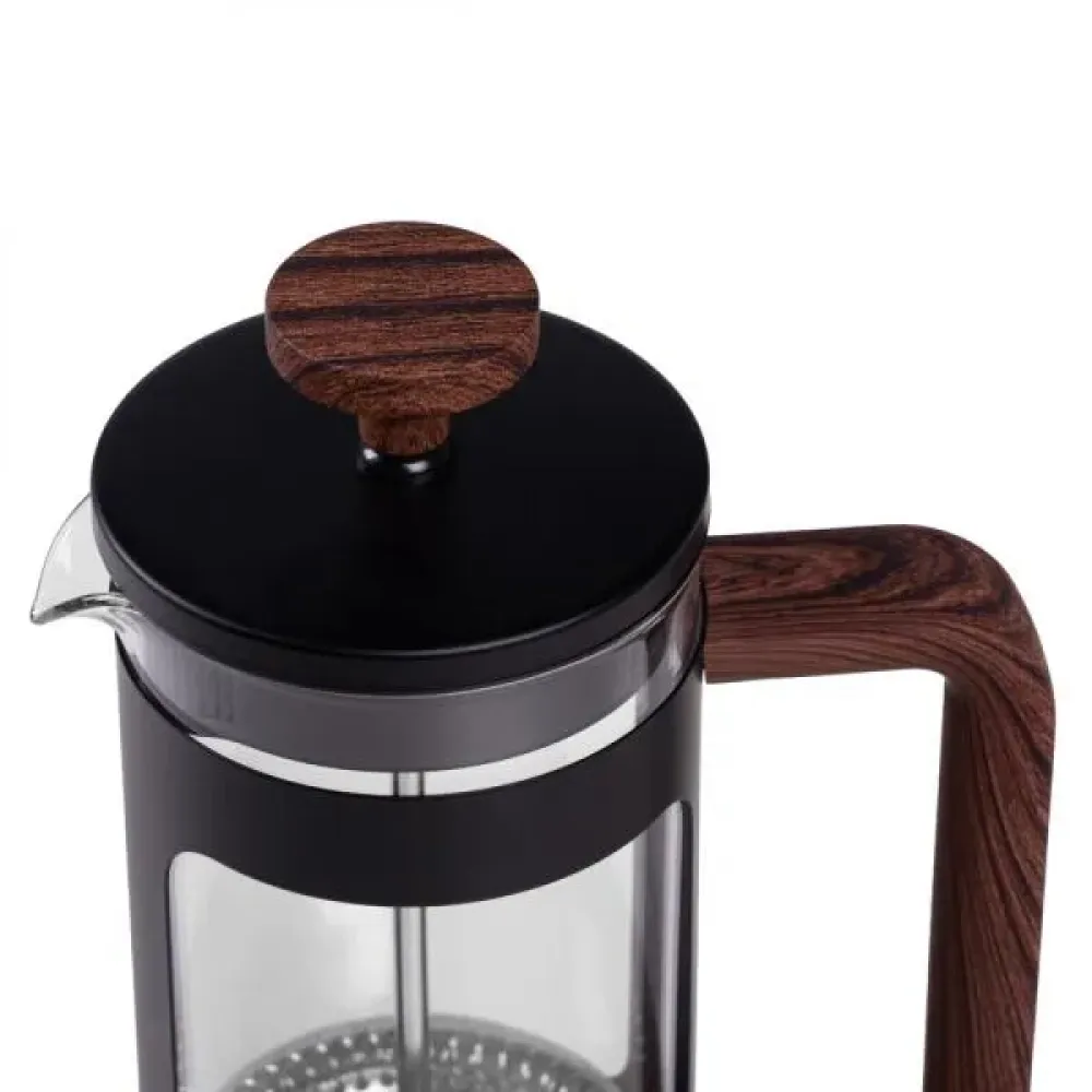 CAFETEIRA PRENSA FRANCESA EM VIDRO / AÇO INOX - 350ML