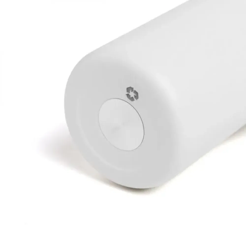 GARRAFA CAMADA DUPLA EM ALUMÍNIO RECICLADO - BRANCA - 450ML