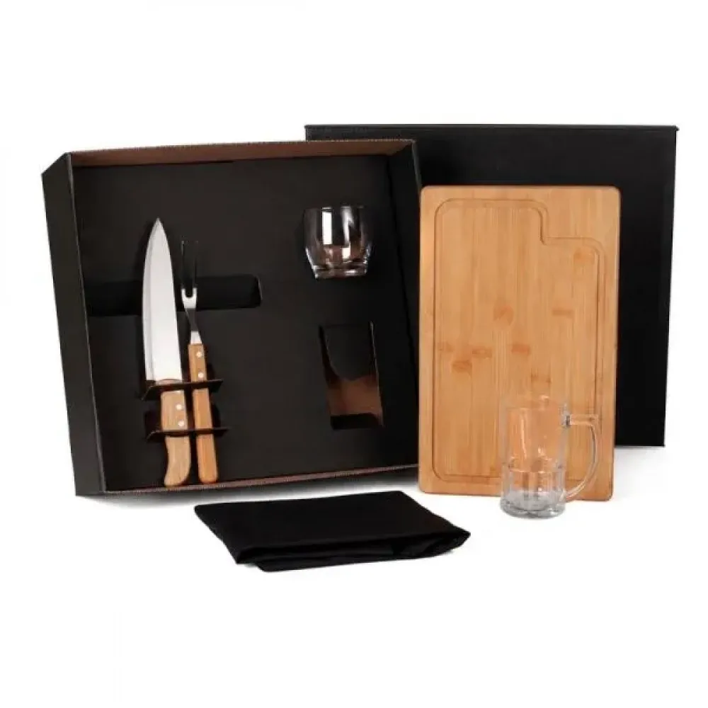 KIT CHURRASCO / CERVEJA / WHISKY - 6 PÇS