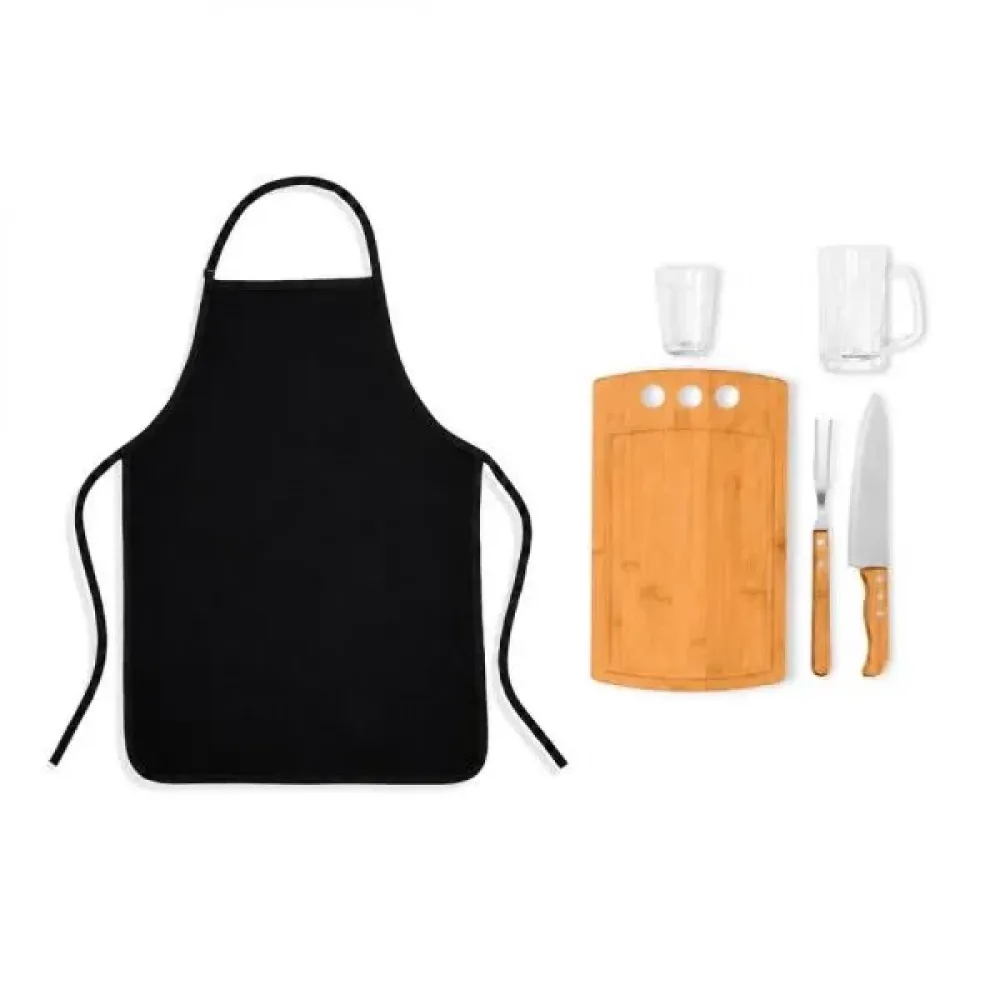 KIT PARA CHURRASCO E CERVEJA - 6 PÇS