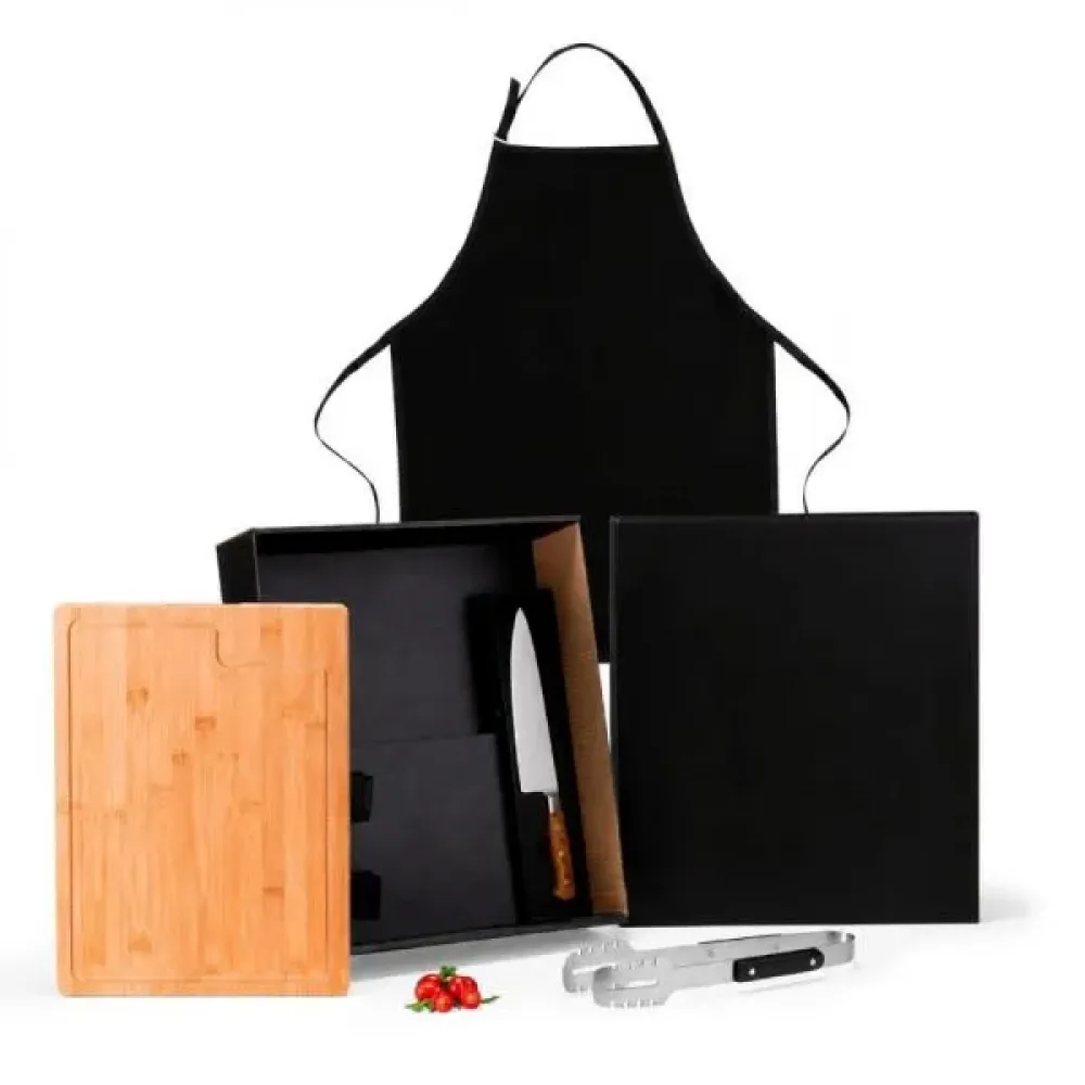 KIT PREMIUM PARA CHURRASCO - 4 PÇS-KT-90555
