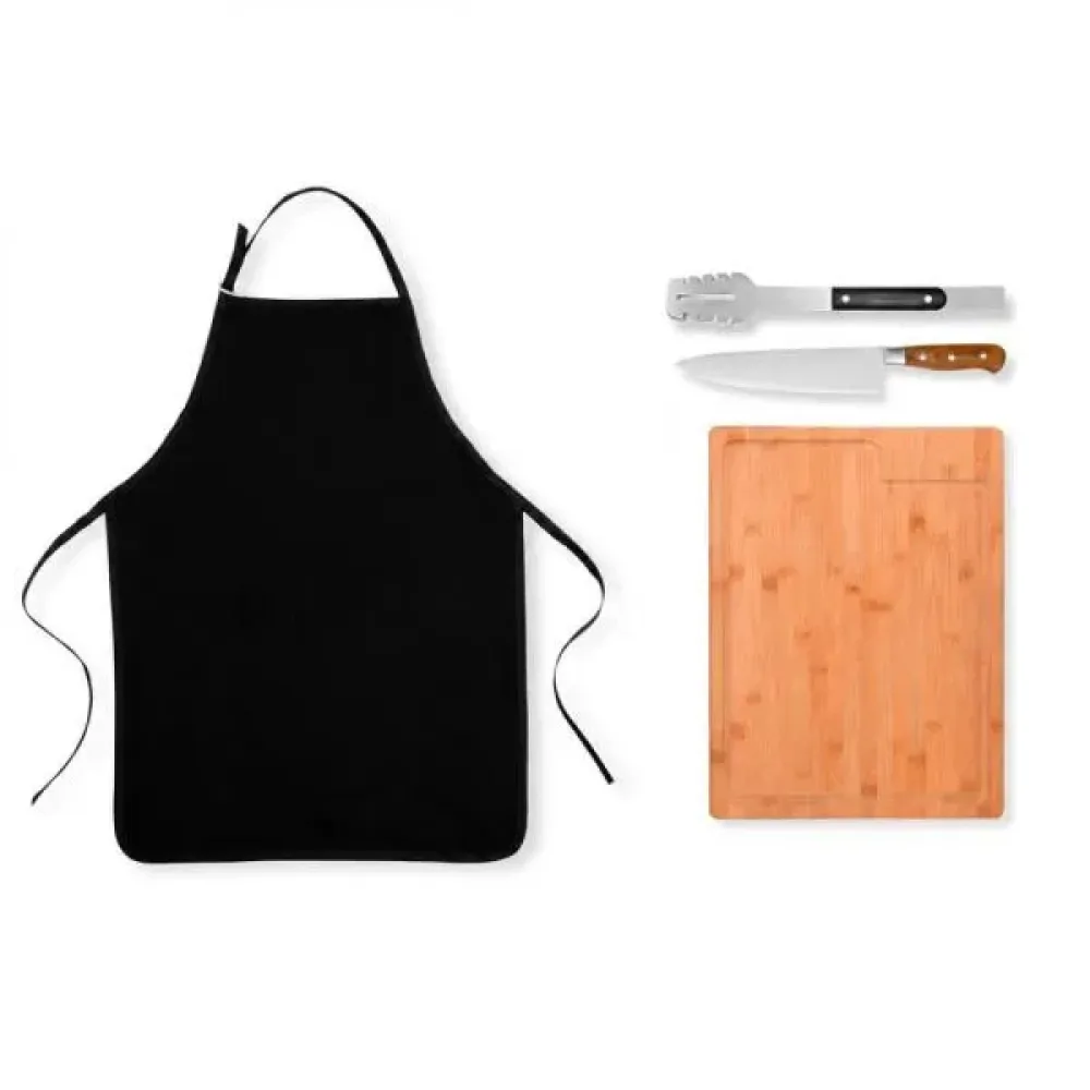 KIT PREMIUM PARA CHURRASCO - 4 PÇS