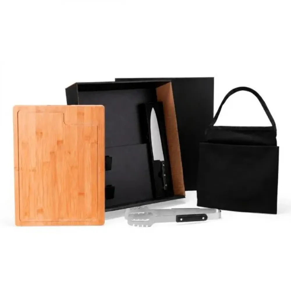 KIT PREMIUM PARA CHURRASCO - 4 PÇS