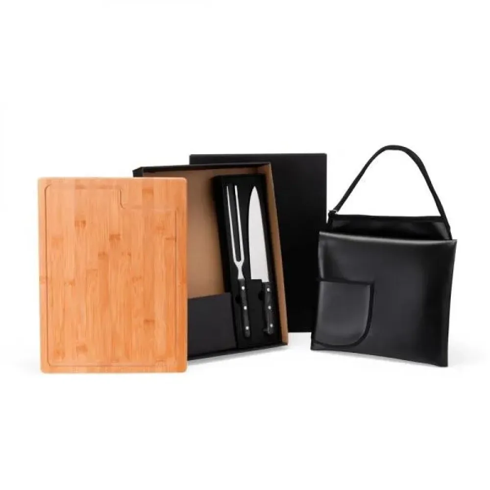 KIT PREMIUM PARA CHURRASCO - 4 PÇS