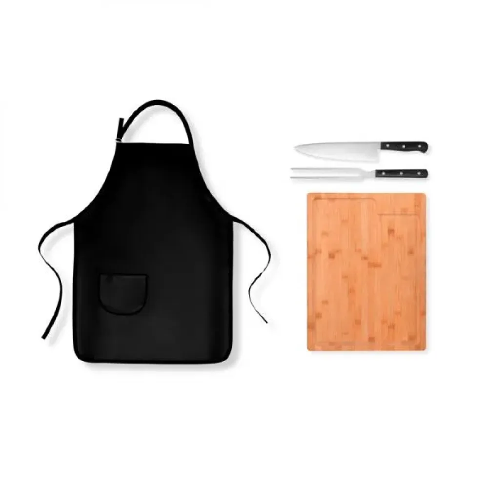 KIT PREMIUM PARA CHURRASCO - 4 PÇS