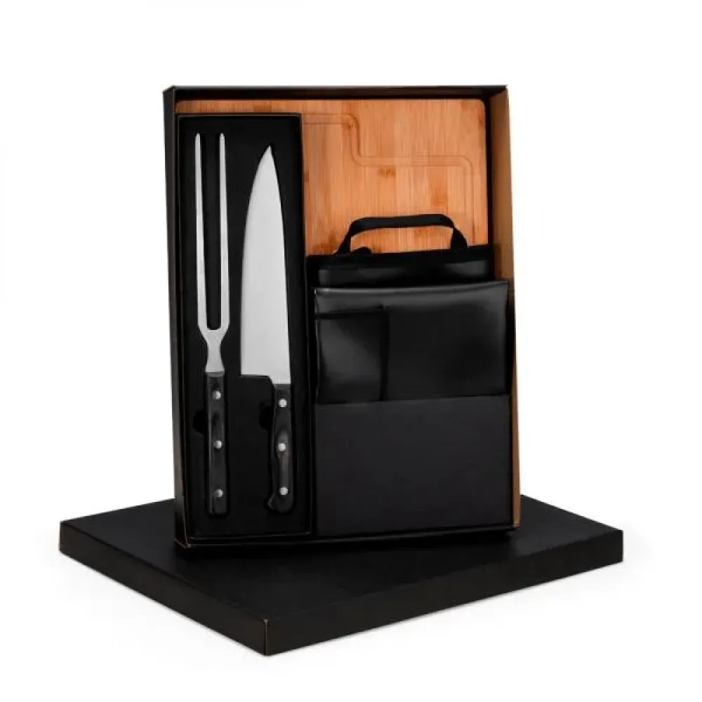 KIT PREMIUM PARA CHURRASCO - 4 PÇS