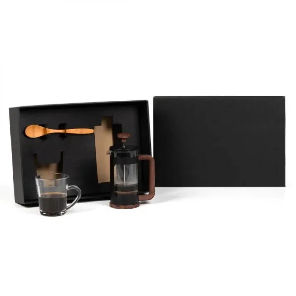 KIT PARA CAFÉ COM PRENSA FRANCESA - 3 PÇS-KT-90571