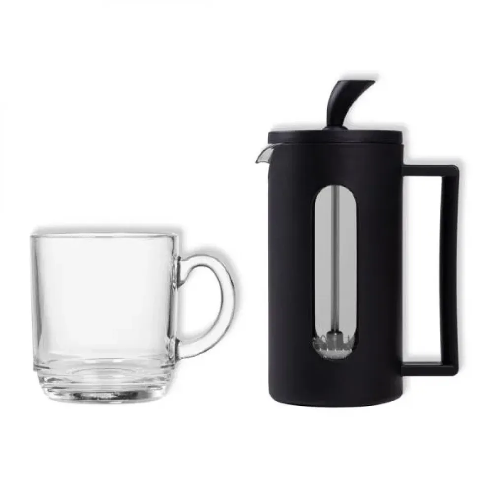 KIT PRENSA FRANCESA E CANECA - 2 PÇS