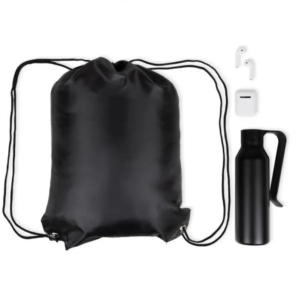 KIT MOCHILA, GARRAFA E FONE BLUETOOTH - 3 PÇS