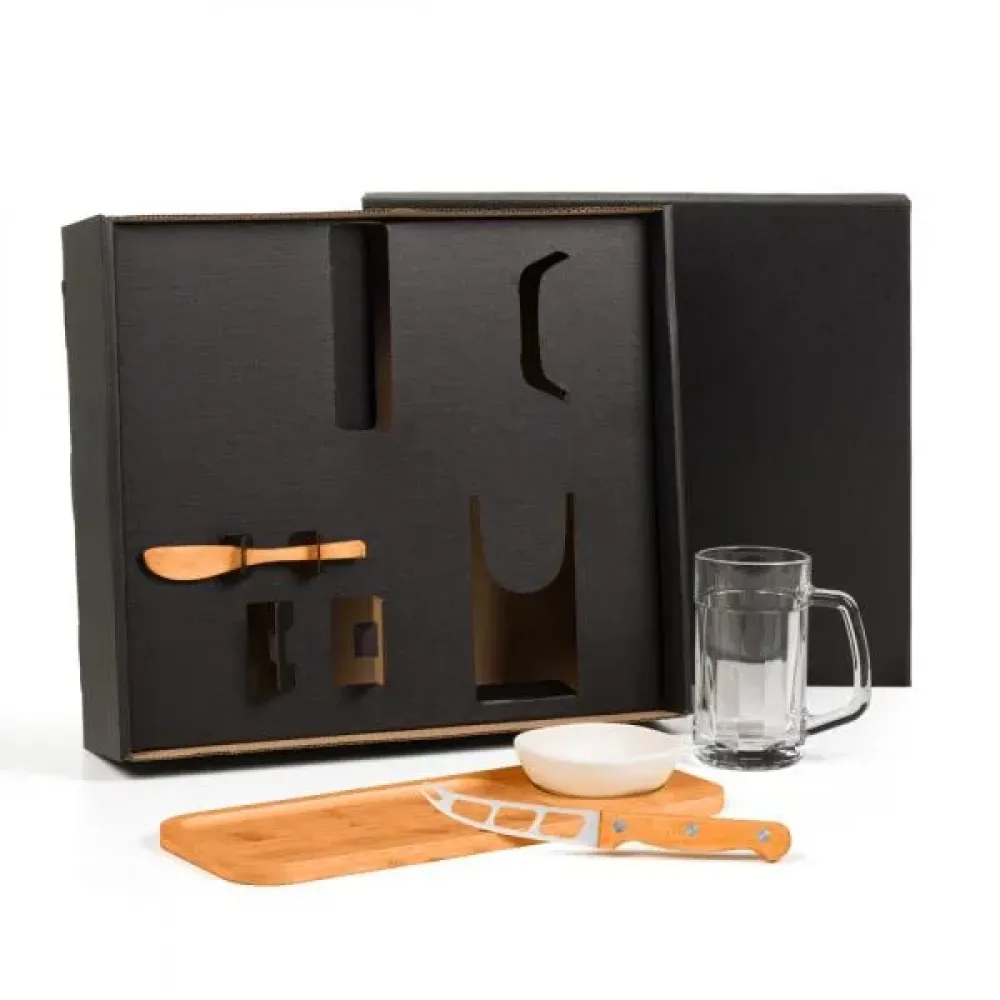 KIT PARA PETISCO / QUEIJO / CERVEJA - 5 PÇS