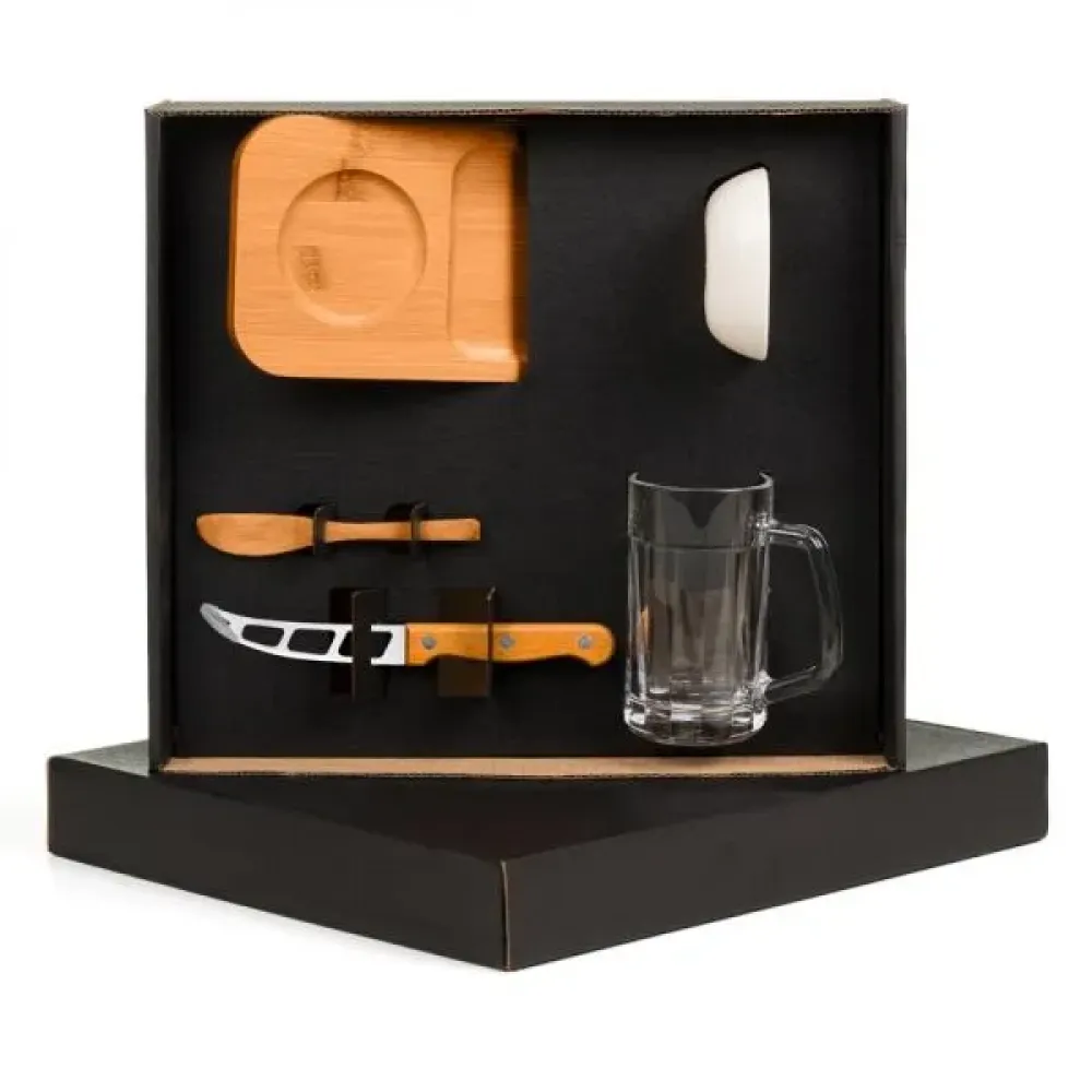 KIT PARA PETISCO / QUEIJO / CERVEJA - 5 PÇS