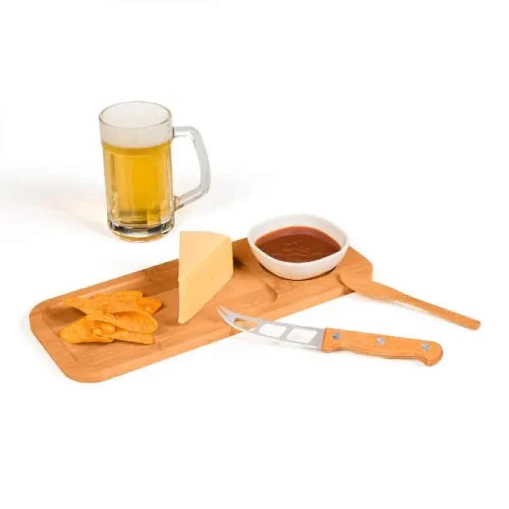 KIT PARA PETISCO / QUEIJO / CERVEJA - 5 PÇS