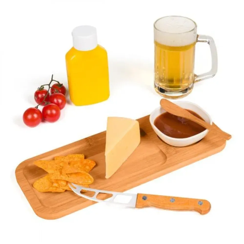 KIT PARA PETISCO / QUEIJO / CERVEJA - 5 PÇS