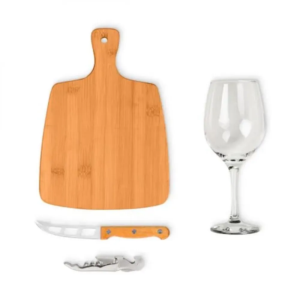 KIT PARA QUEIJO / VINHO - 5 PÇS