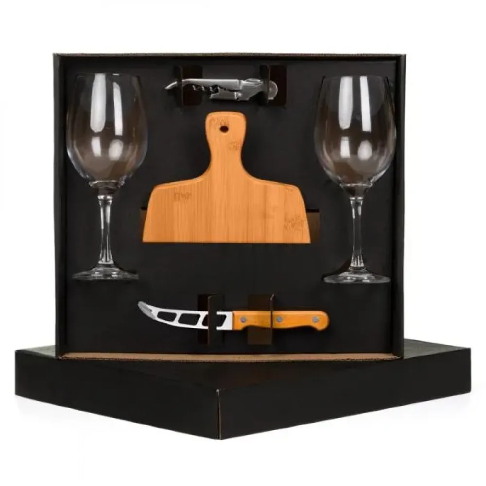 KIT PARA QUEIJO / VINHO - 5 PÇS
