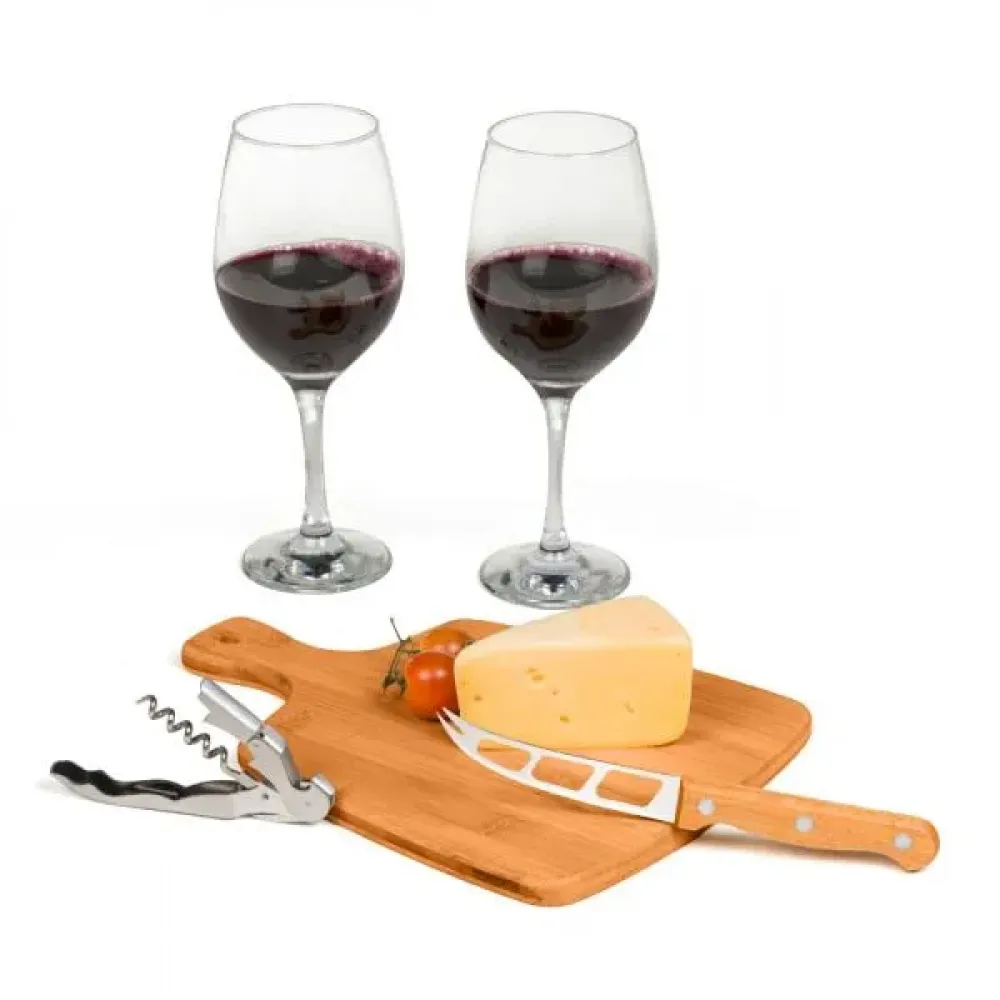 KIT PARA QUEIJO / VINHO - 5 PÇS