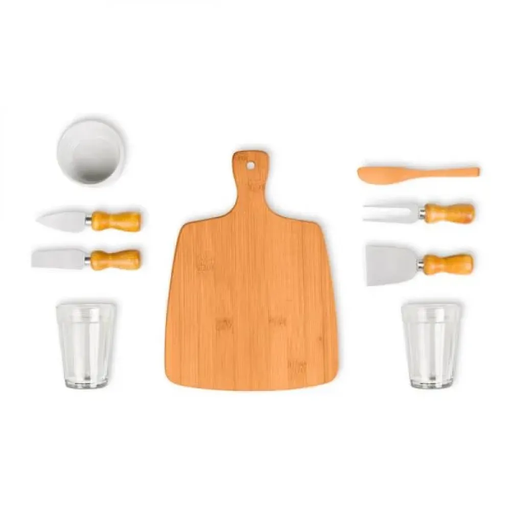 KIT PARA PETISCO / QUEIJO / CERVEJA - 9 PÇS