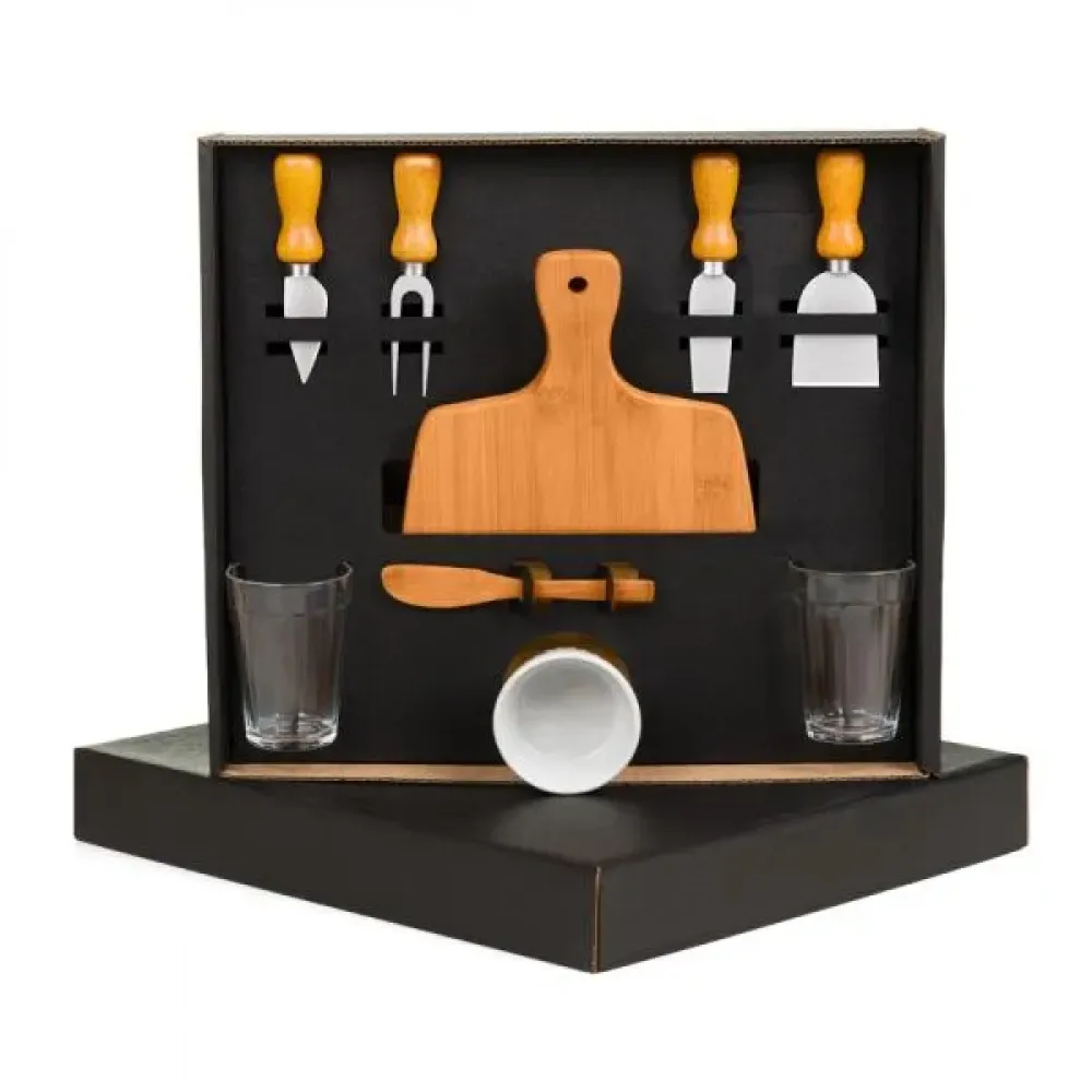KIT PARA PETISCO / QUEIJO / CERVEJA - 9 PÇS