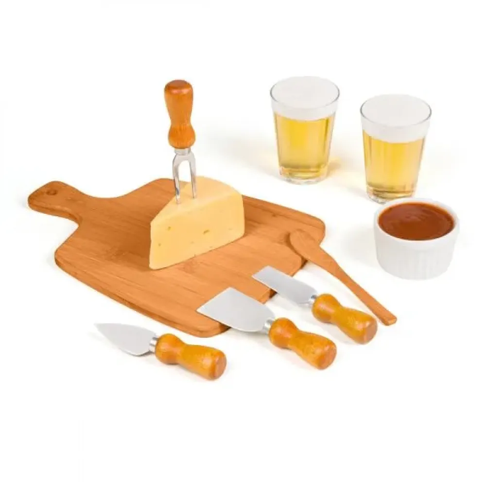 KIT PARA PETISCO / QUEIJO / CERVEJA - 9 PÇS