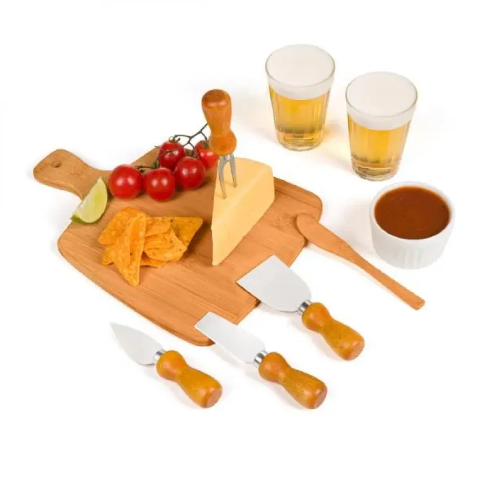 KIT PARA PETISCO / QUEIJO / CERVEJA - 9 PÇS