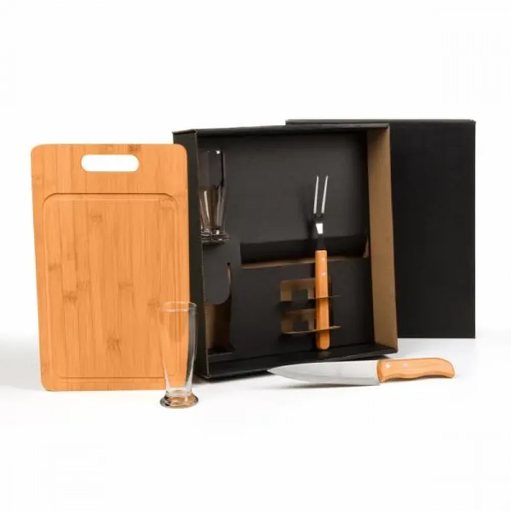 KIT PARA CHURRASCO / CERVEJA - 5 PÇS