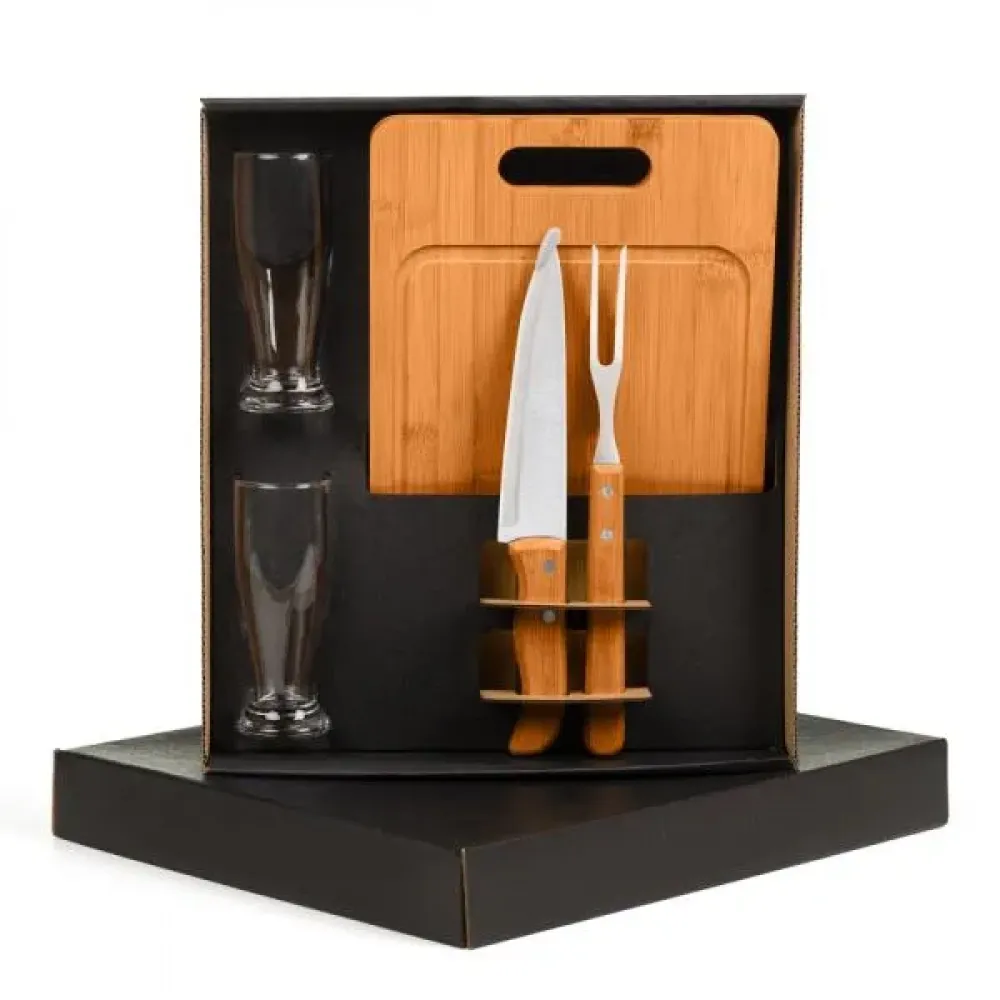 KIT PARA CHURRASCO / CERVEJA - 5 PÇS