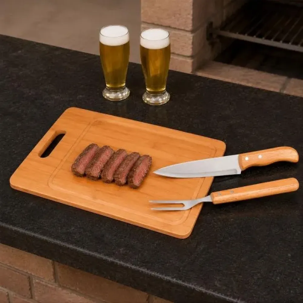KIT PARA CHURRASCO / CERVEJA - 5 PÇS
