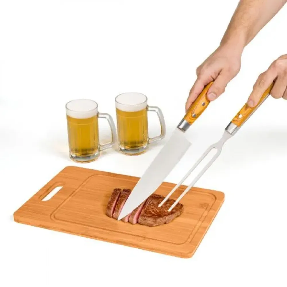 KIT PREMIUM PARA CHURRASCO / CERVEJA - 5 PÇS