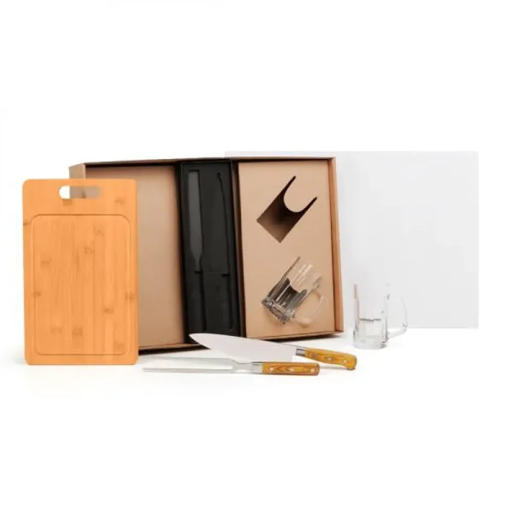 KIT PREMIUM PARA CHURRASCO / CERVEJA - 5 PÇS