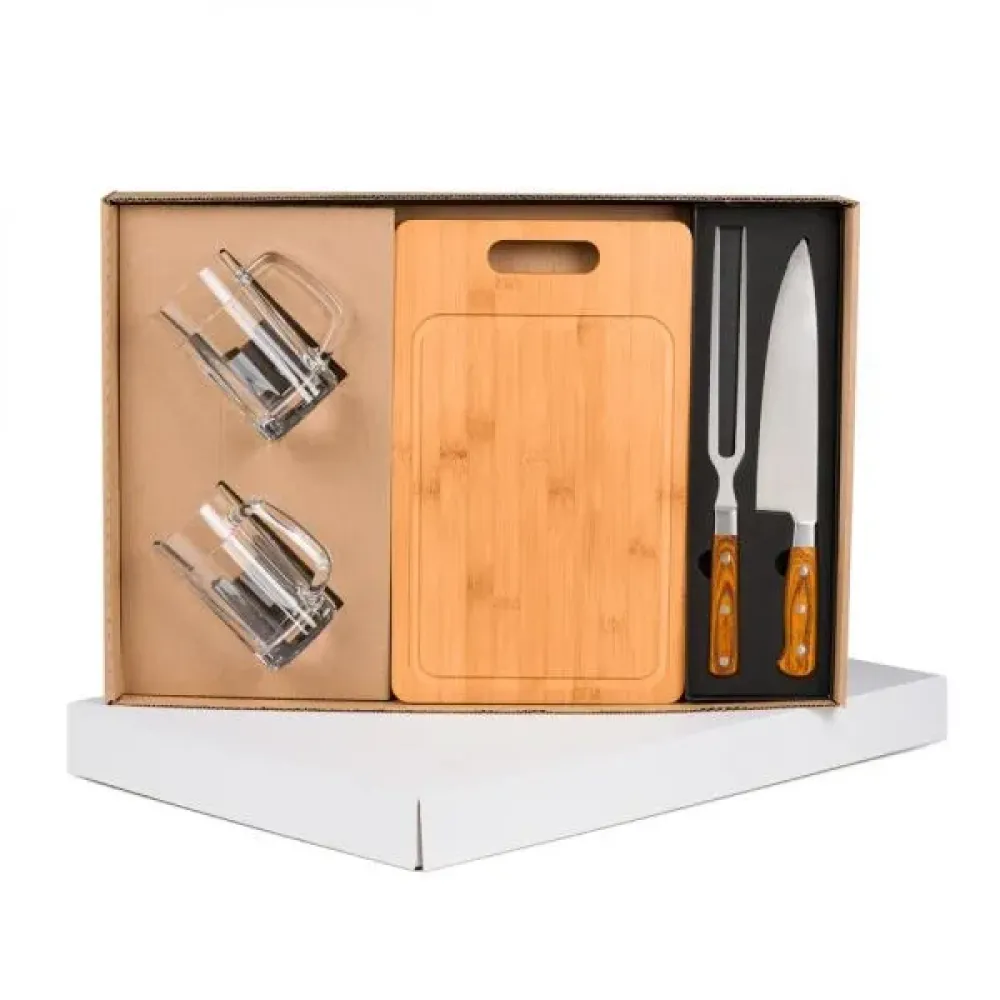 KIT PREMIUM PARA CHURRASCO / CERVEJA - 5 PÇS