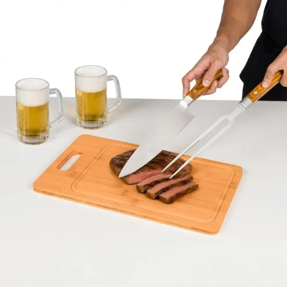 KIT PREMIUM PARA CHURRASCO / CERVEJA - 5 PÇS