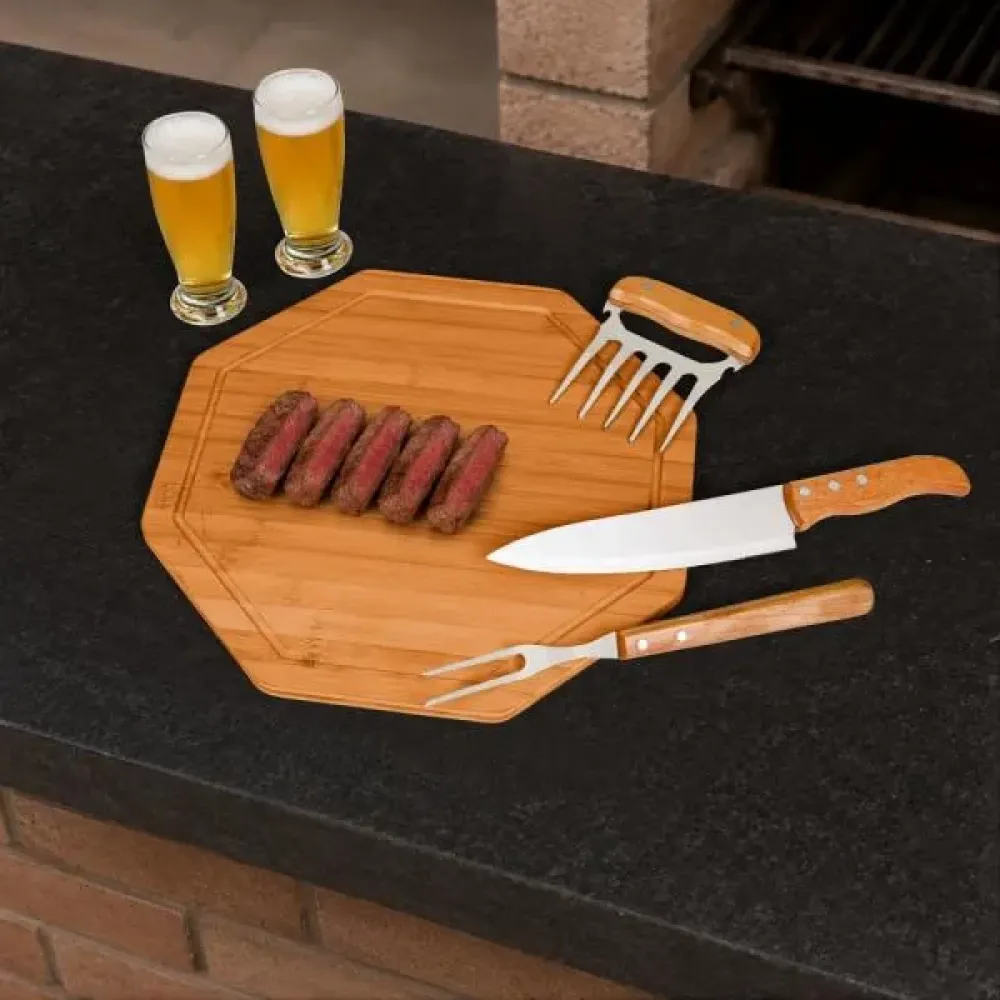 KIT PARA CHURRASCO / CERVEJA - 6 PÇS