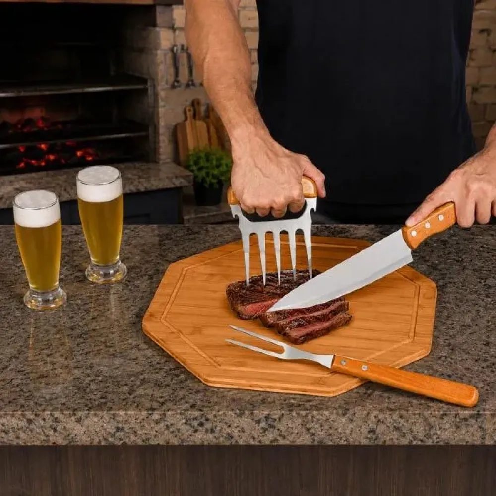 KIT PARA CHURRASCO / CERVEJA - 6 PÇS
